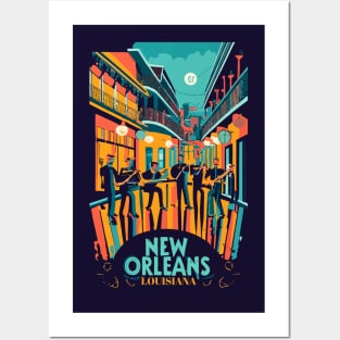 A Vintage Travel Art of New Orleans - Louisiana - US Posters and Art